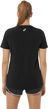 Asics Women's Sunflower Slogan V-Neck-2