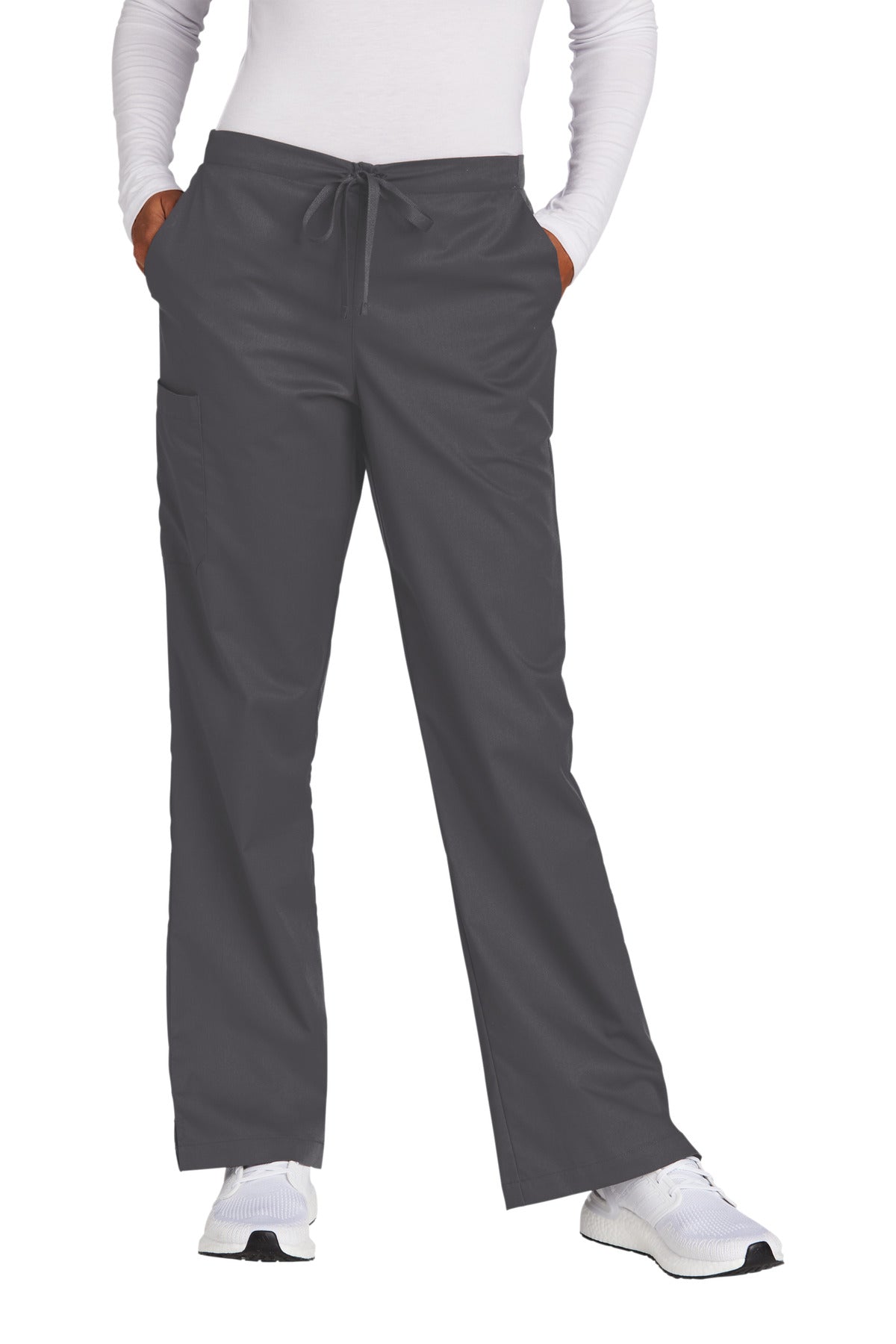 WonderWink Women's Petite WorkFlex Flare Leg Cargo Pant. WW4750P WonderWink