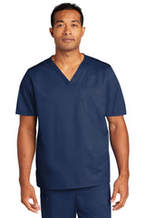 WonderWink Unisex WorkFlex Chest Pocket V-Neck Top. WW3160