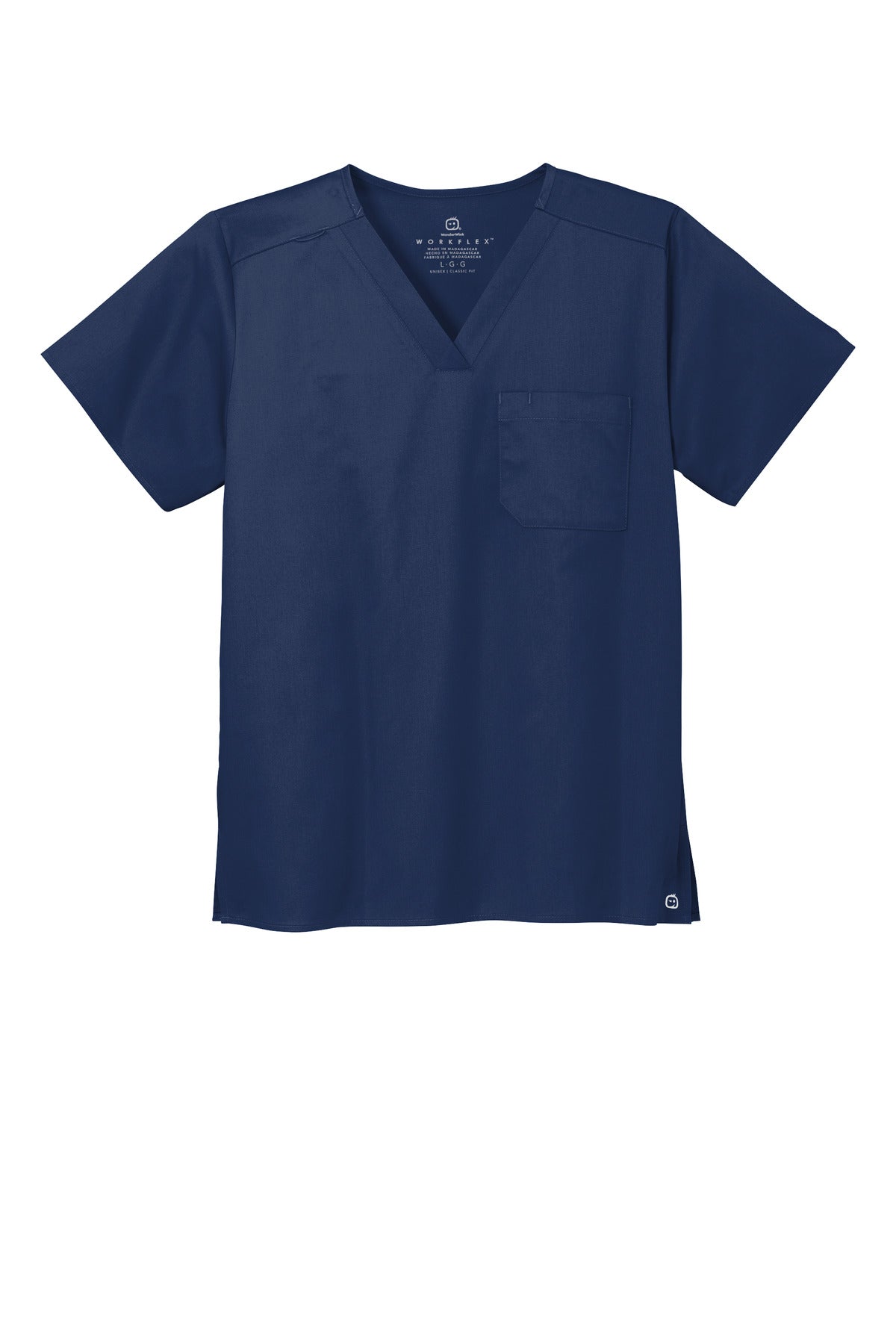 WonderWink Unisex WorkFlex Chest Pocket V-Neck Top. WW3160
