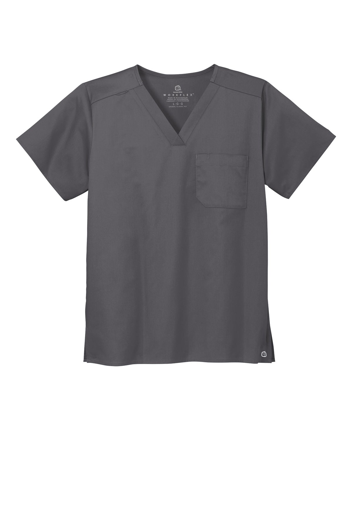 WonderWink Unisex WorkFlex Chest Pocket V-Neck Top. WW3160
