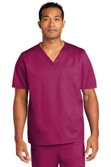 WonderWink Unisex WorkFlex Chest Pocket V-Neck Top. WW3160