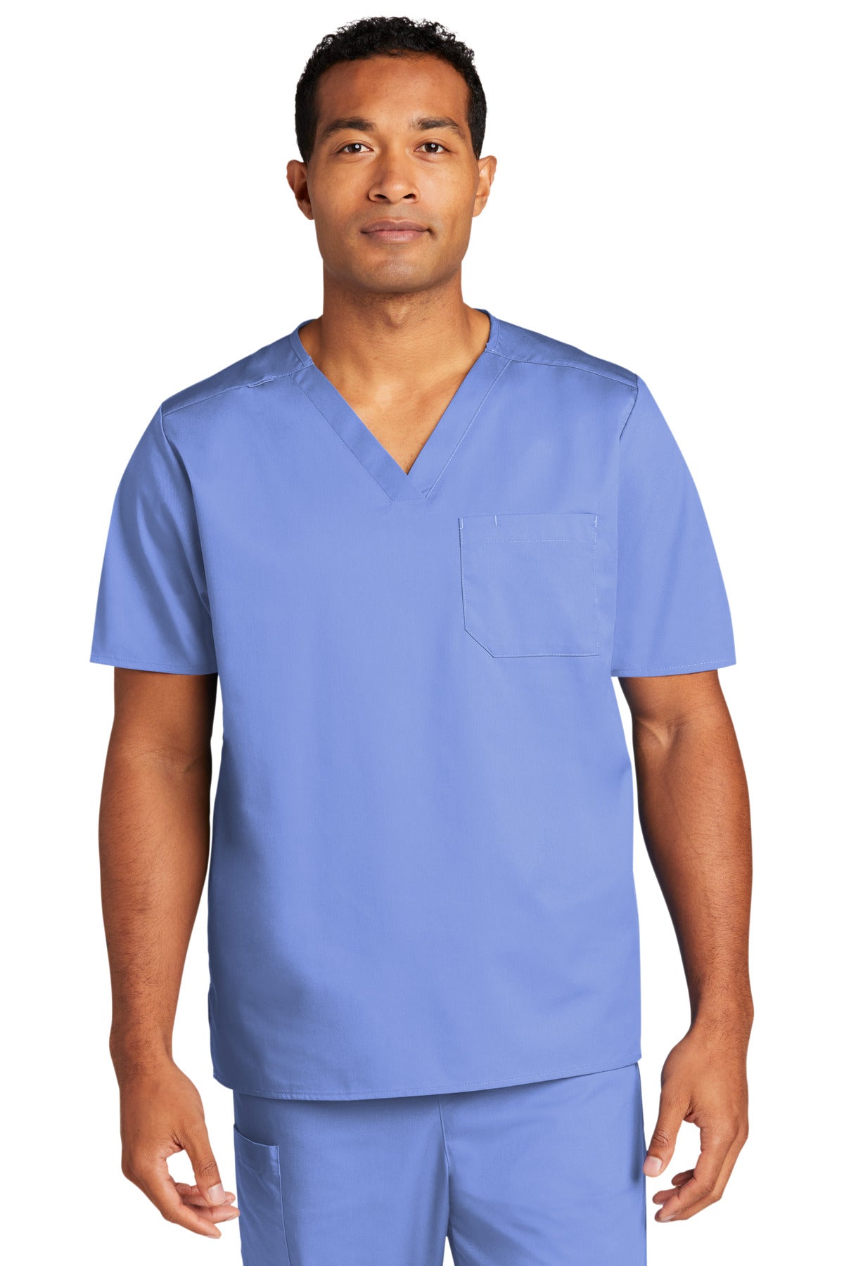 WonderWink Unisex WorkFlex Chest Pocket V-Neck Top. WW3160