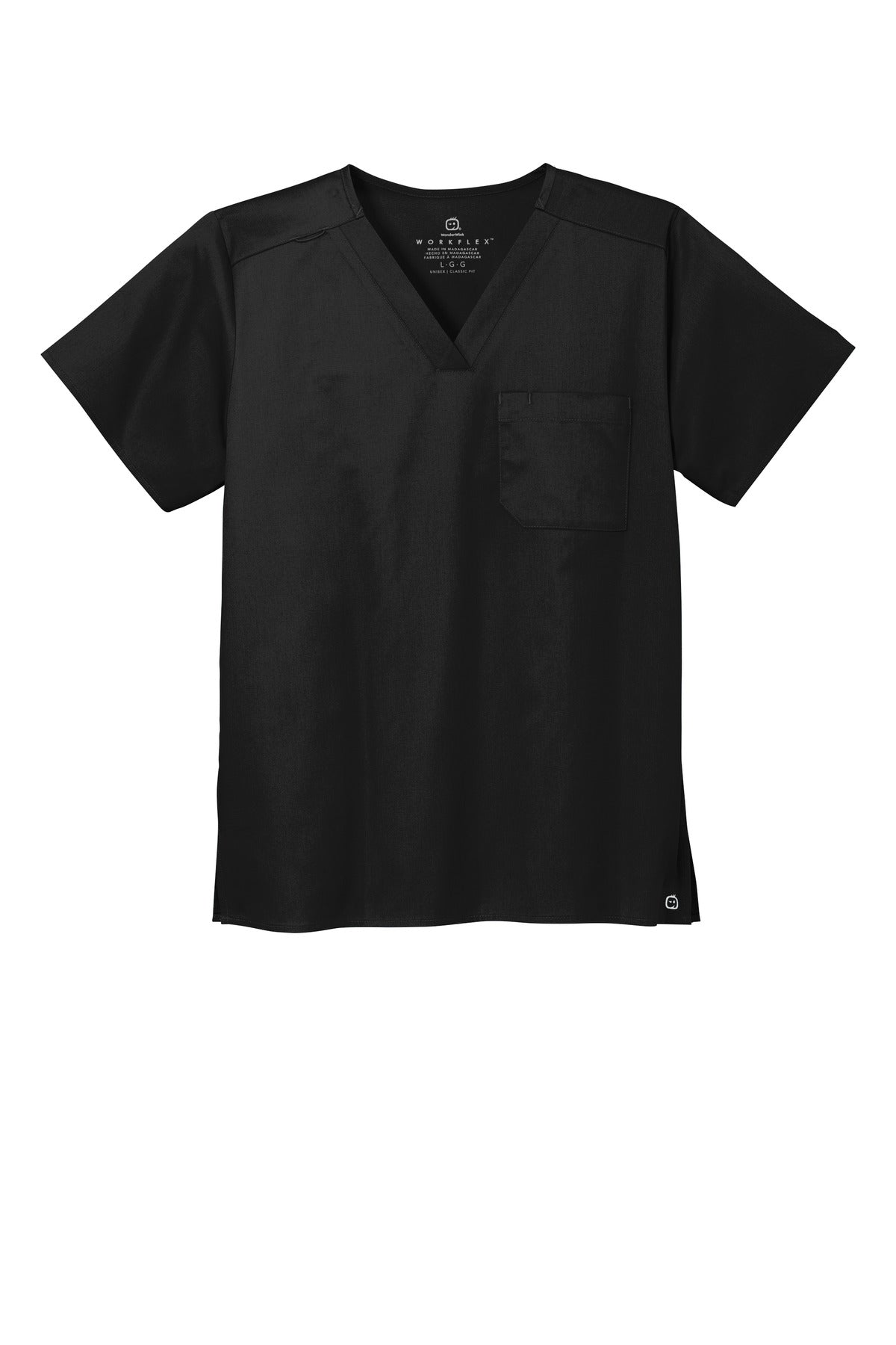 WonderWink Unisex WorkFlex Chest Pocket V-Neck Top. WW3160