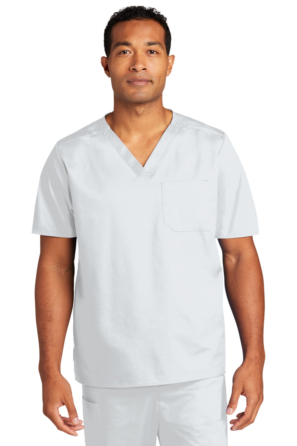 WonderWink Unisex WorkFlex Chest Pocket V-Neck Top. WW3160