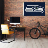 Rico Industries NFL  Seattle Seahawks Standard 3' x 5' Banner Flag-1
