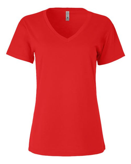 Next Level Women's Fine Jersey Relaxed V T-Shirt Next Level