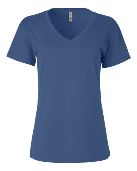 Next Level Women's Fine Jersey Relaxed V T-Shirt Next Level