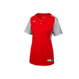 Mizuno Women's Aerolite 2-Button Softball Jersey-1