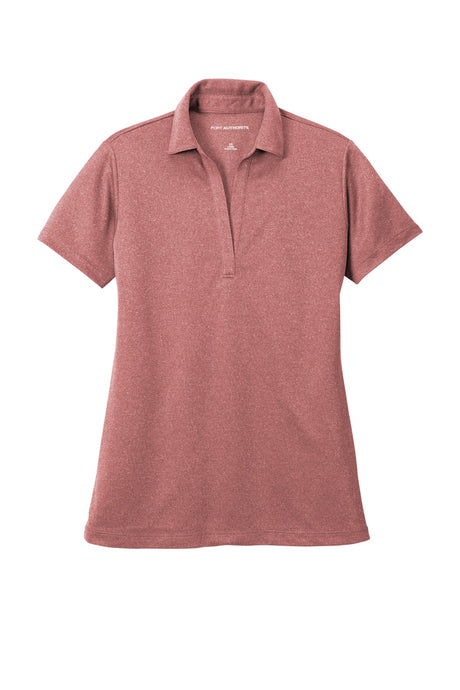 Port Authority Ladies Heathered Silk Touch Performance Polo. LK542 Port Authority