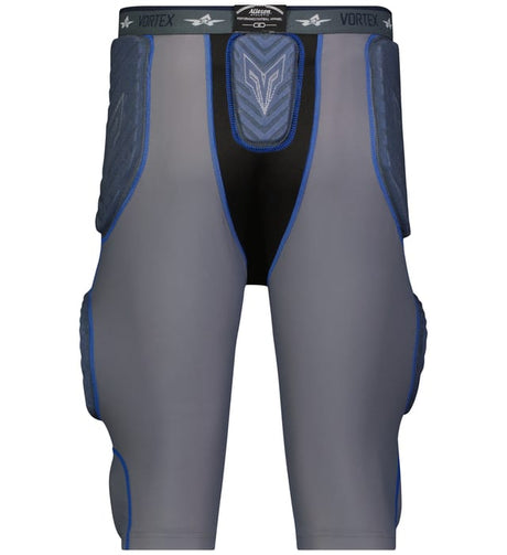 Alleson Athletic Men's Vortex Integrated 7 Padded Football Girdle Football Girdles Adult