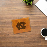 Rico Industries NCAA North Carolina Tar Heels  Laser Engraved Faux Leather Trifold Wallet-2