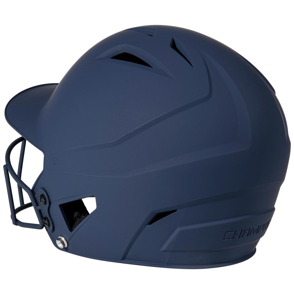 Champro HX Matte Softball Helmet with Facemask-2