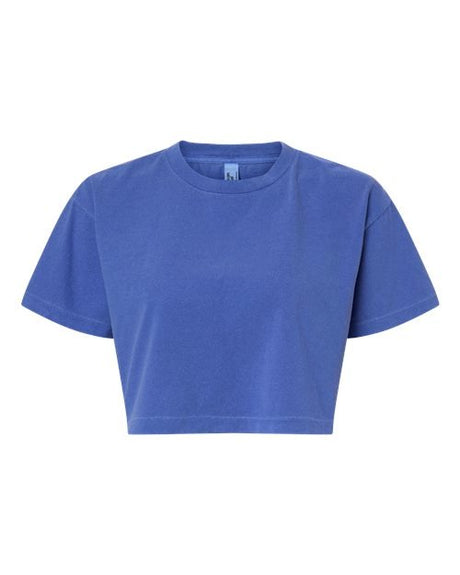 American Apparel Women's Garment-Dyed Heavyweight Cropped Tee-1