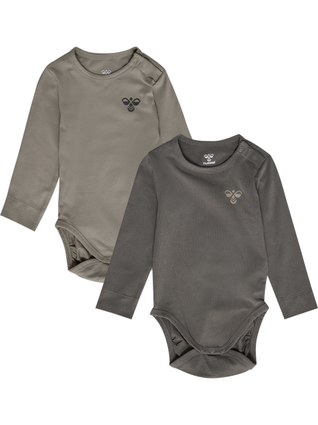 hummel Youth Mini 2-Pack Bodysuit Long Sleeve-1