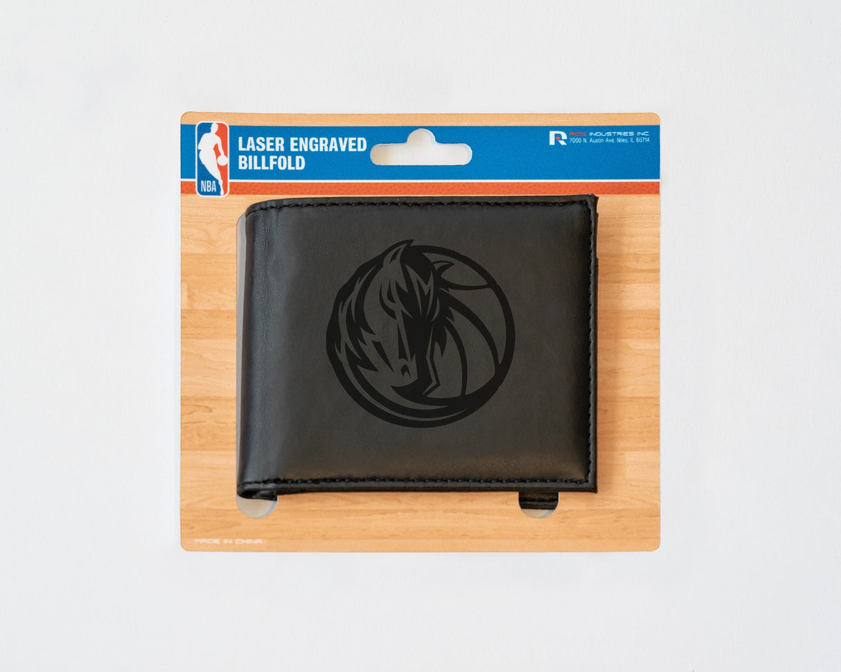 Rico Industries NBA  Dallas Mavericks  Laser Engraved Billfold Wallet-3