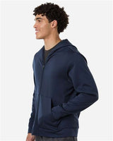 Team 365 Men's Squad Tech Fleece Hooded Full-Zip-4