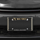 Rico Industries NCAA Wake Forest Demon Deacons Classic 12" x 6" Chrome License Plate Frame-1