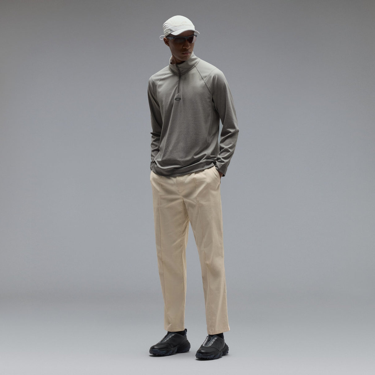Oakley Men's C1 Jacquard Quarter Zip Sweatshirt-2