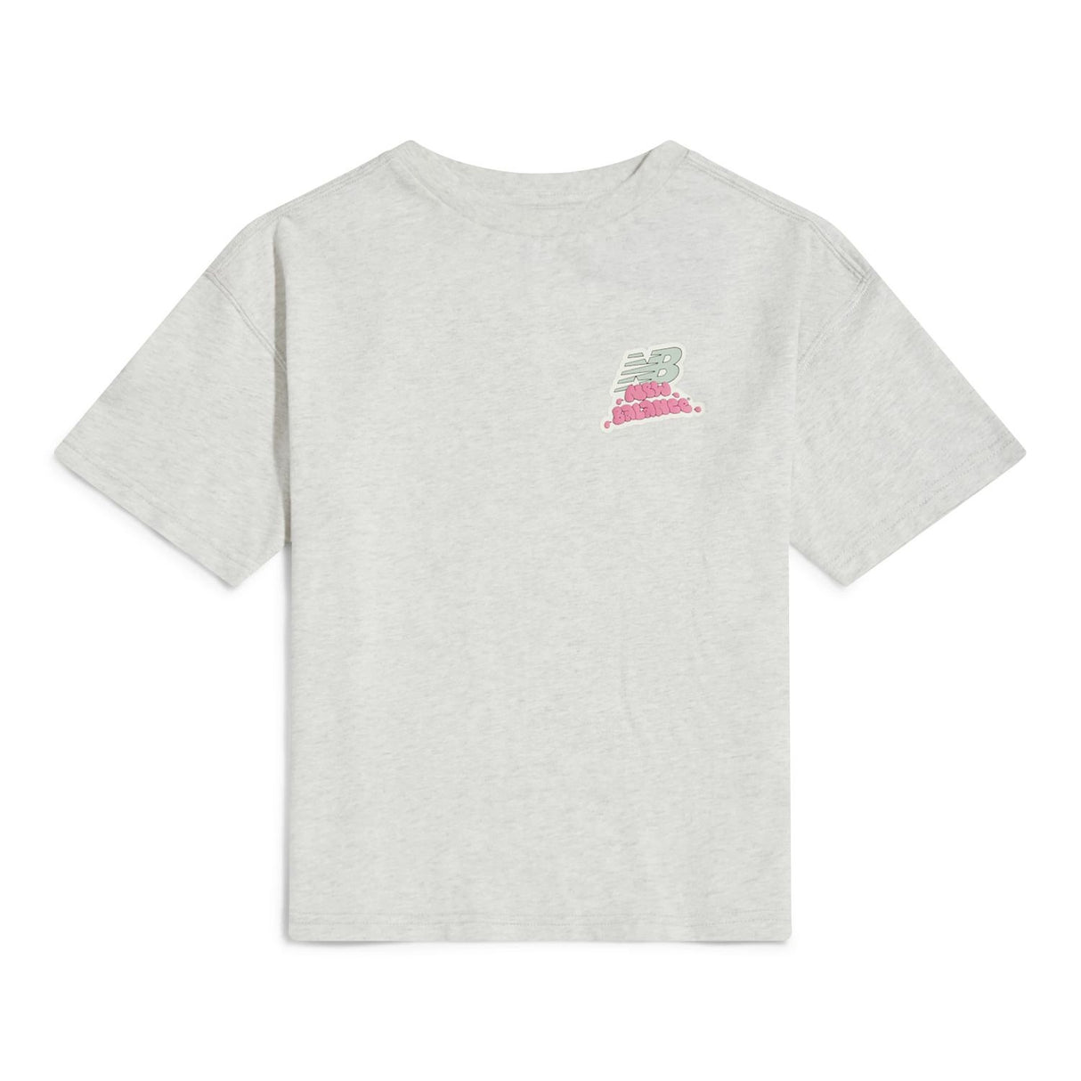 New Balance Girls' Sticker Pack Graphic T-Shirt-1