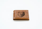 Rico Industries NBA  Memphis Grizzlies  Laser Engraved Billfold Wallet-2