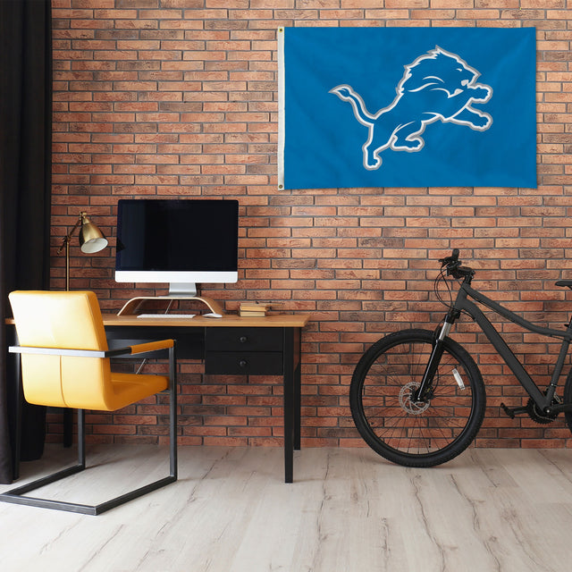 Rico Industries NFL  Detroit Lions Standard 3' x 5' Banner Flag-1