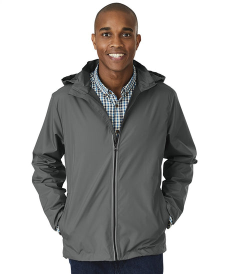 Charles River Unisex Pack-N-Go Full Zip Reflective Jacket-1