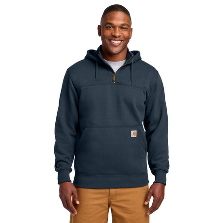 Carhartt Men's   Tall Rain Defender   Paxton Heavyweight Hooded Zip Mock Sweatshirt CTT100617