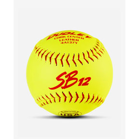 Dudley One Dozen USASB SB12 Leather Slowpitch Softballs