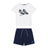 New Balance Infant & Toddler 9060 Graphic T-Shirt & Shorts Set-1