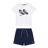 New Balance Infant & Toddler 9060 Graphic T-Shirt & Shorts Set-1