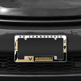 Rico Industries NCAA Vanderbilt Commodores Primary 12" x 6" Chrome License Plate Frame-1