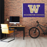 Rico Industries NCAA Washington Huskies Standard 3' x 5' Banner Flag-1