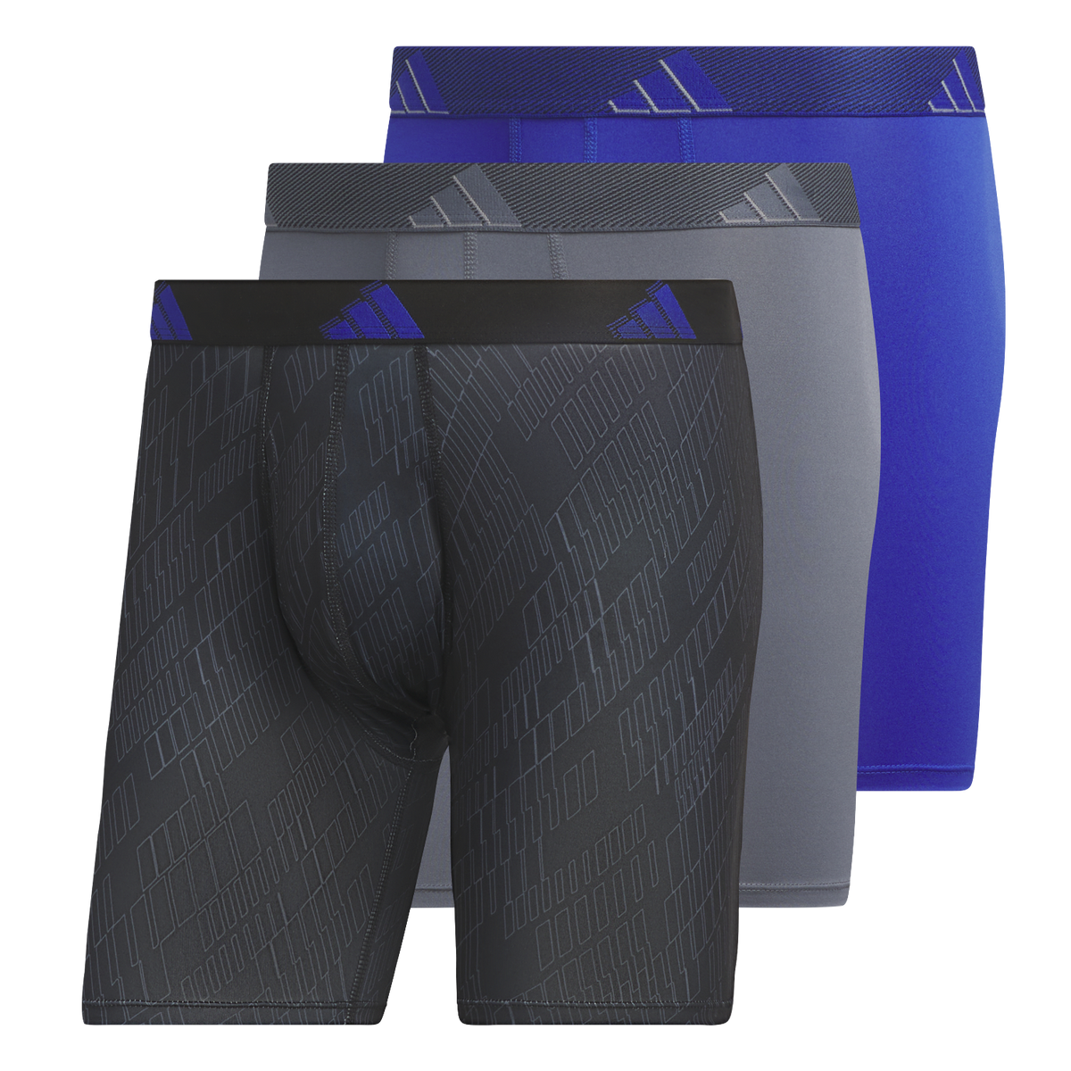 adidas Men's Microfiber 3-Pack Boxer Brief-1