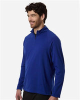 Devon & Jones Men's Seaton Pebble Textured Quarter-Zip Pullover-4