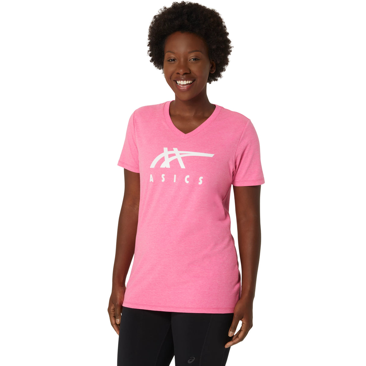 Asics Women's Stripes V Neck-3