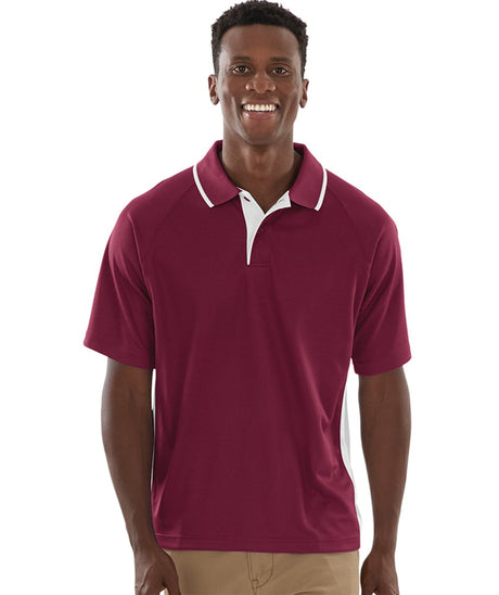 Charles River Men's Color Blocked Wicking Polo-1