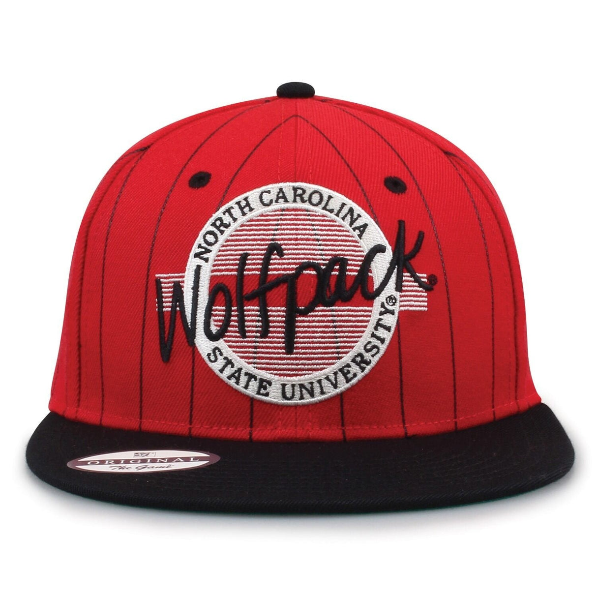 The Game Headwear NC State Flat Brim Snapback Hat