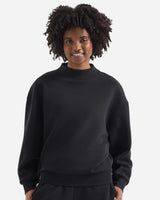 TriDri Women's Luxe Mock Neck Sweatshirt