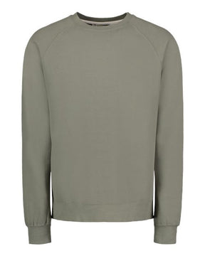 MV Sport Men's Vintage Fleece Raglan Crewneck Sweatshirt-1