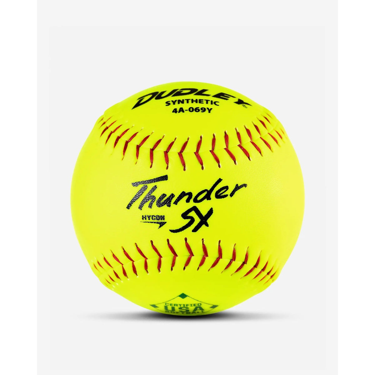 Dudley One Dozen USASB Hycon Leather Slowpitch Softballs-1