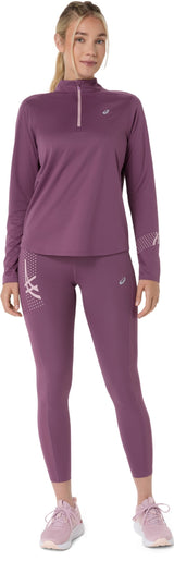 Asics Women's Icon 1/2 Zip Long Sleeve Top-1