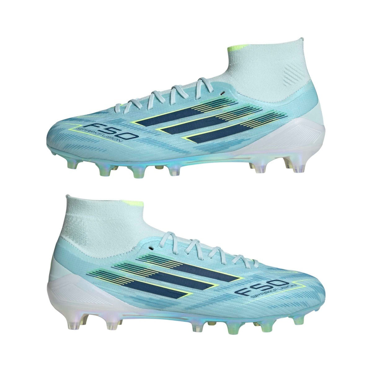 adidas Women's F50 Sparkfusion Elite Mid Cut Firm/Artificial Ground Soccer Cleats-9