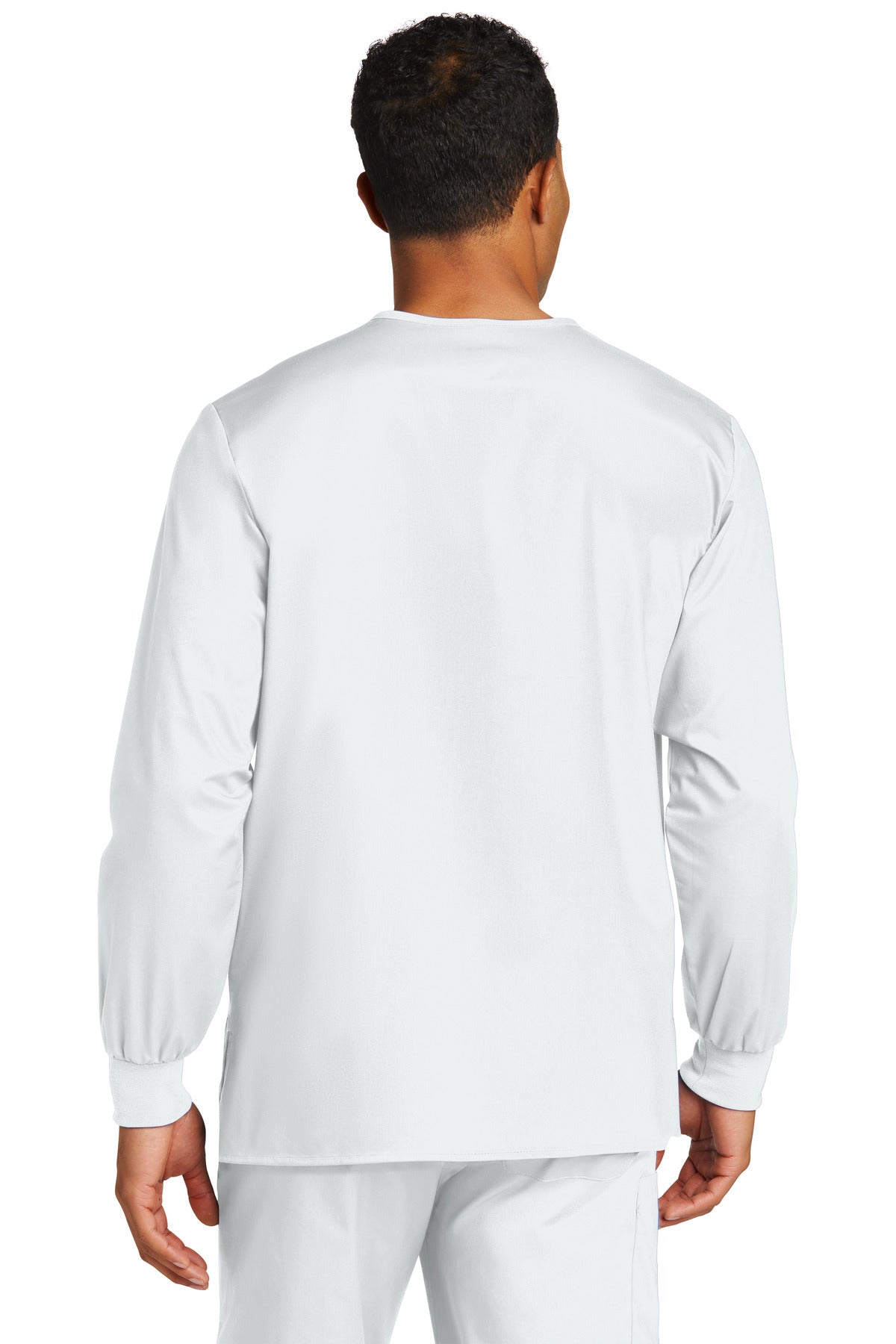 WonderWink Unisex WorkFlex Snap-Front Scrub Jacket. WW3080