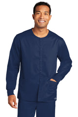 WonderWink Unisex WorkFlex Snap-Front Scrub Jacket. WW3080