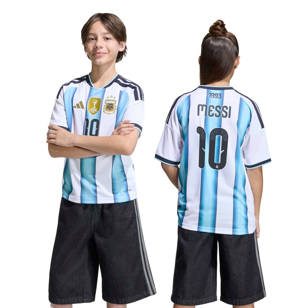 adidas Youth Argentina 26 Home Messi Jersey-6