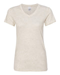 J. America Women's Glitter V-Neck Tee 8136