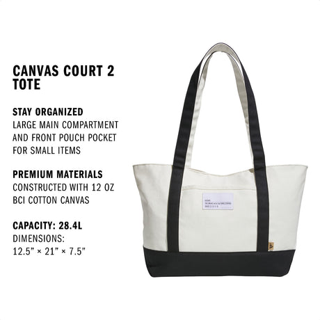 adidas Canvas Court 2 Tote-2
