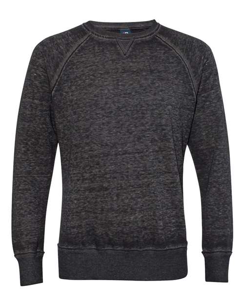 J. America Men's Vintage Zen Fleece Crewneck Sweatshirt Mens Apparel Sweatshirts & Fleece