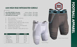 Adams Adult 5-Pad Girdle Football Girdles Adult